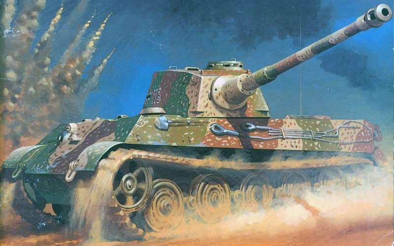 Немецкий танк тигр 2