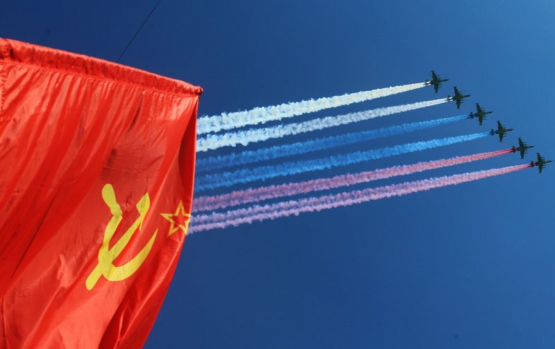 Флаг России победа