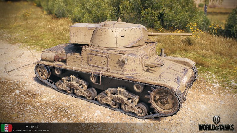 Средний танк carro armato m15-42