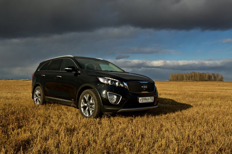 Киа Соренто Прайм черный