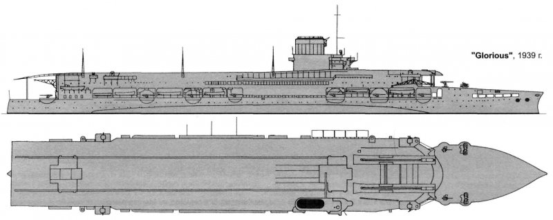 Авианосец АРК Ройал 1939