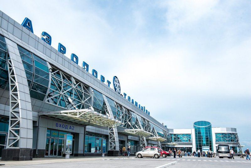 Аэропорт Новосибирск зима