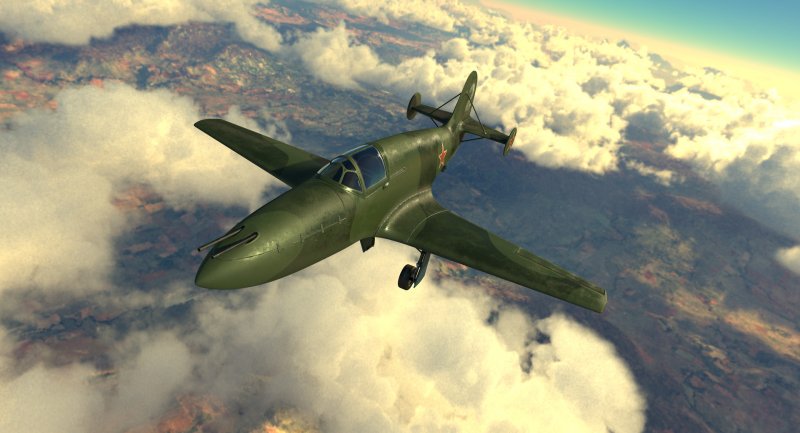 Реактивный самолет би-1