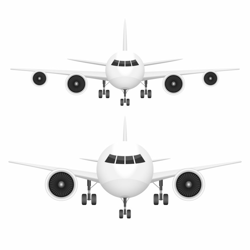 Airbus вид спереди