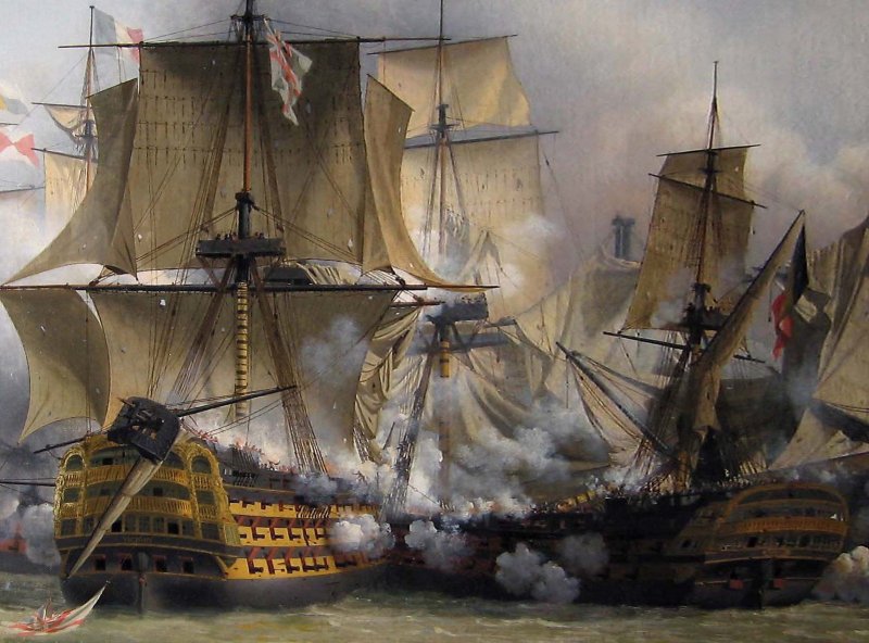 Трафальгарская битва 1805 корабль Виктори