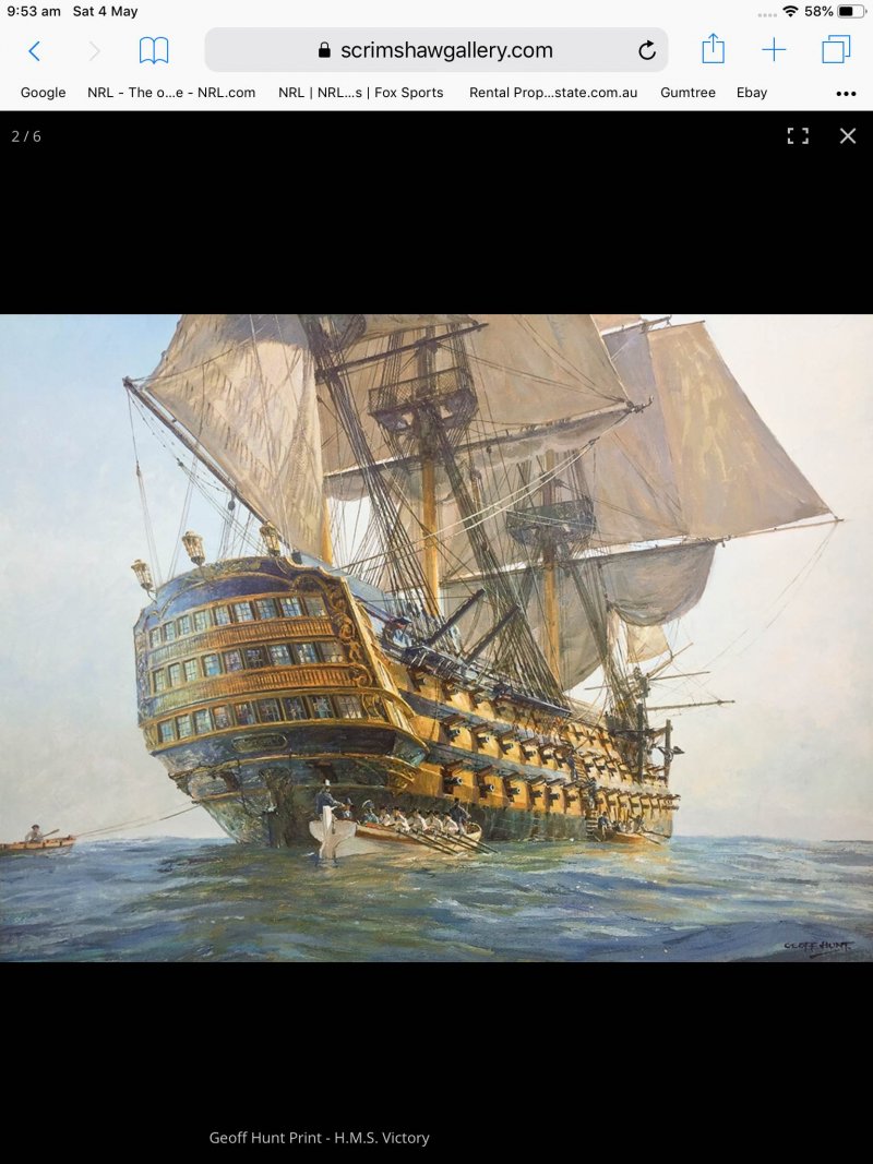 HMS Victory 1765 картины