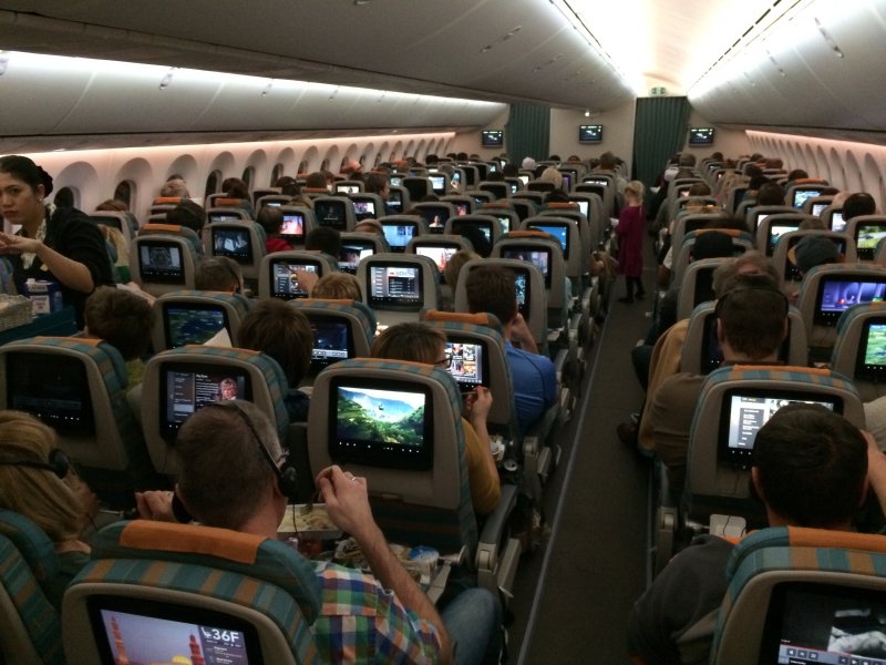 Боинг 787 10 салон