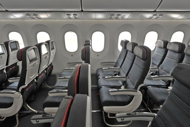 Air Canada что внутри самолета