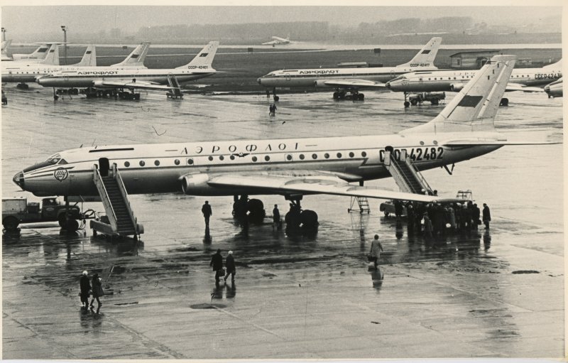 Аэропорт Толмачево Новосибирск 1957 год