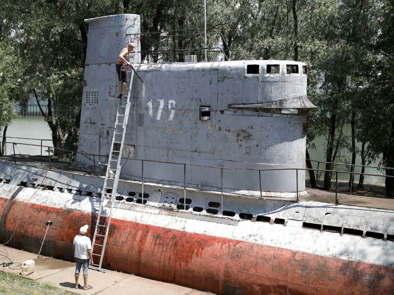 Подводная лодка парк 30 летия Победы Краснодар