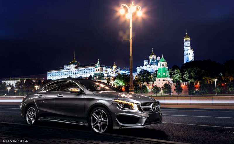 Мерседес CLA Москва Сити