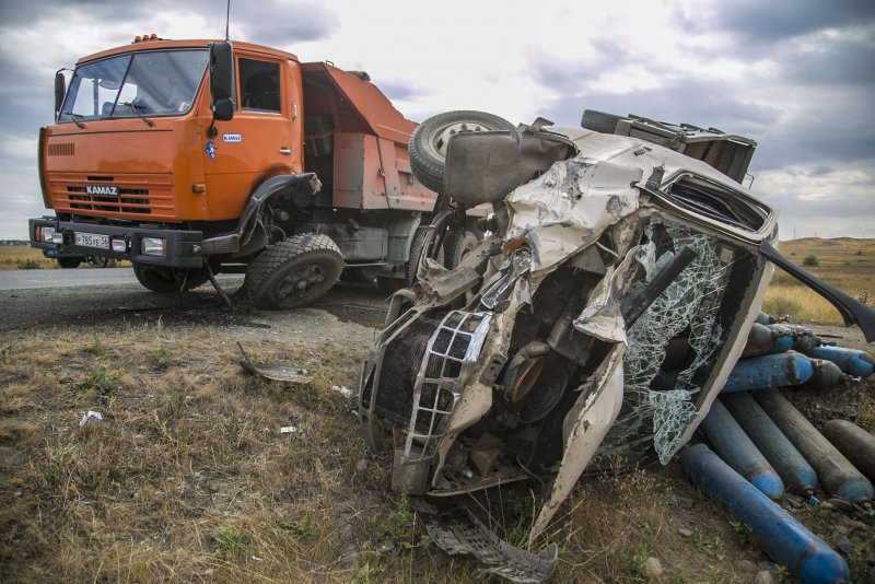 Взрыв газели с баллонами на МКАДЕ