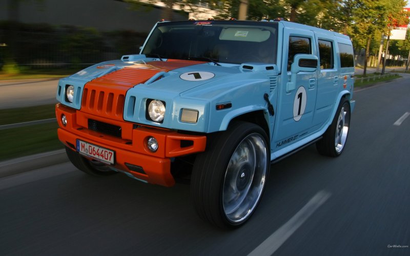 Гоночный Hummer h2