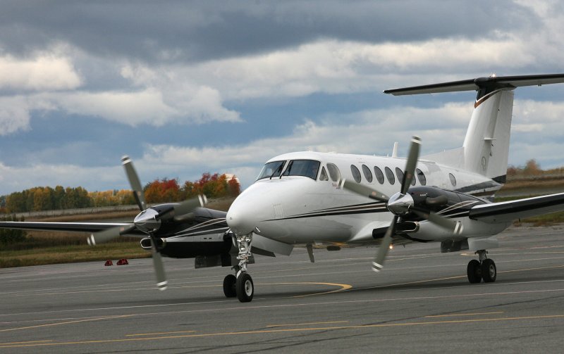 King Air 350 в аэропорту