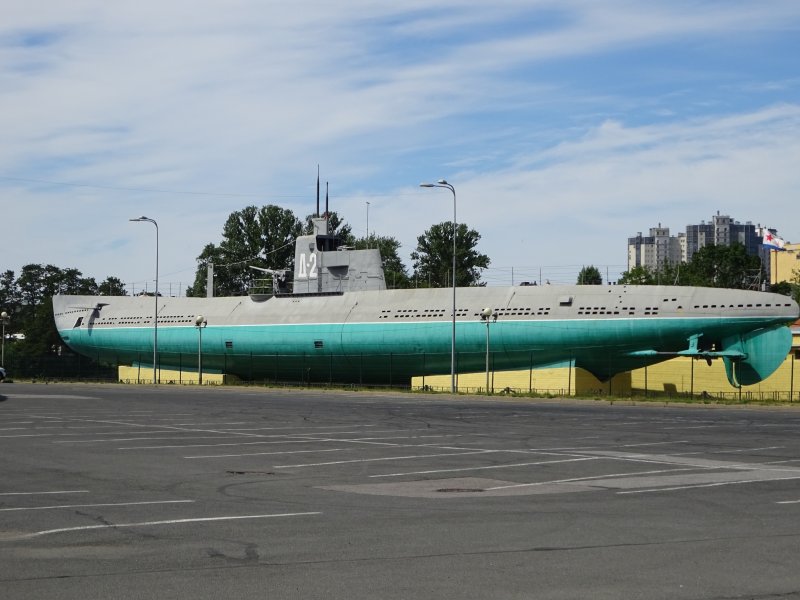 Подводная лодка Народоволец в Санкт-Петербурге