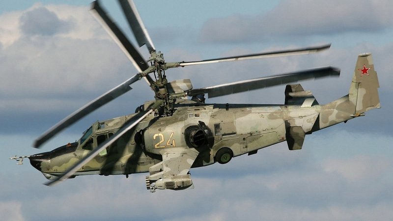 Боевой ударный вертолет ка-52 Аллигатор