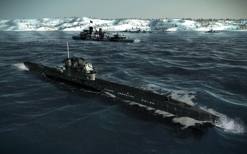 Silent Hunter 5 подводные лодки