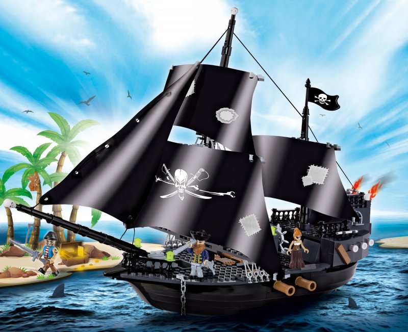 Конструктор Cobi Pirates 6018 Королевский Фрегат