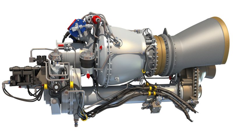 Arriel 2 Turboshaft engine 3d