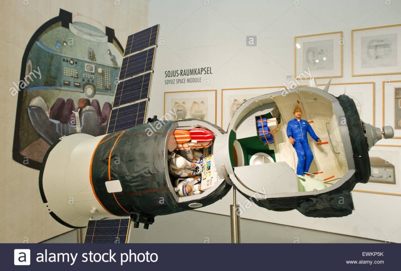 Союз МС бытовой отсек внутри