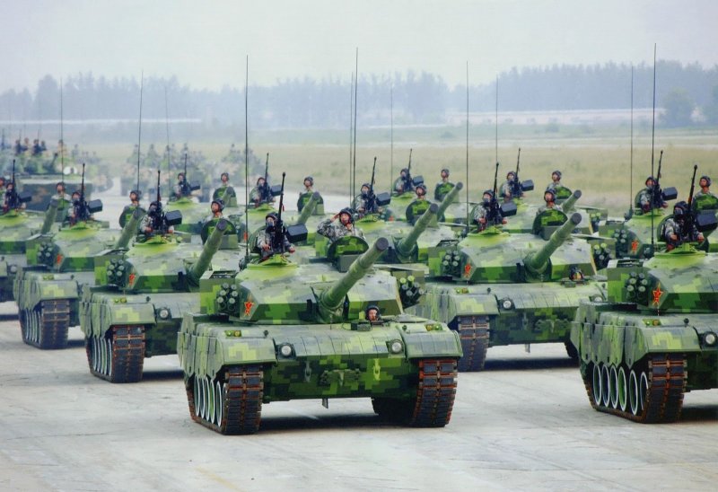 НОАК Китая Военная колонна