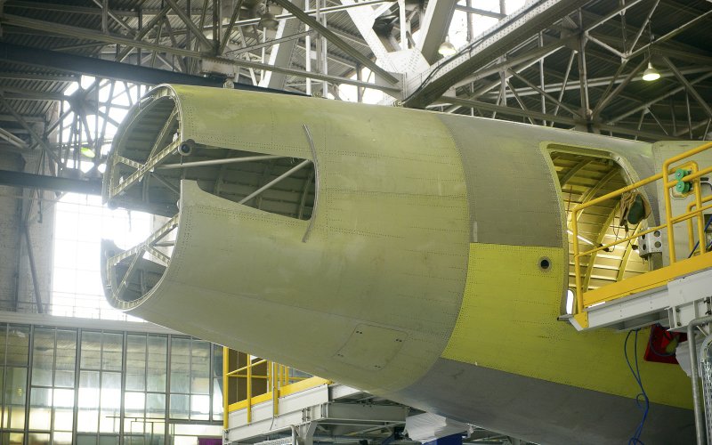 Центроплан самолета МС-21