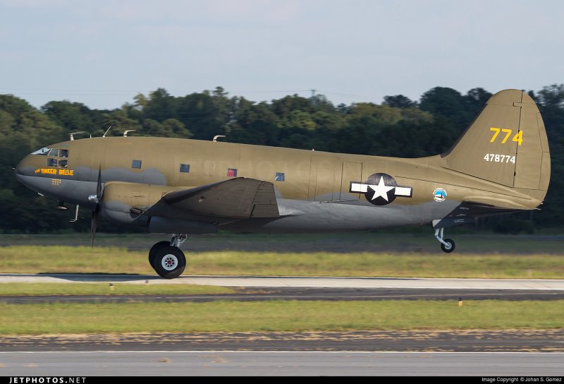 Самолет Curtiss c-46 Commando