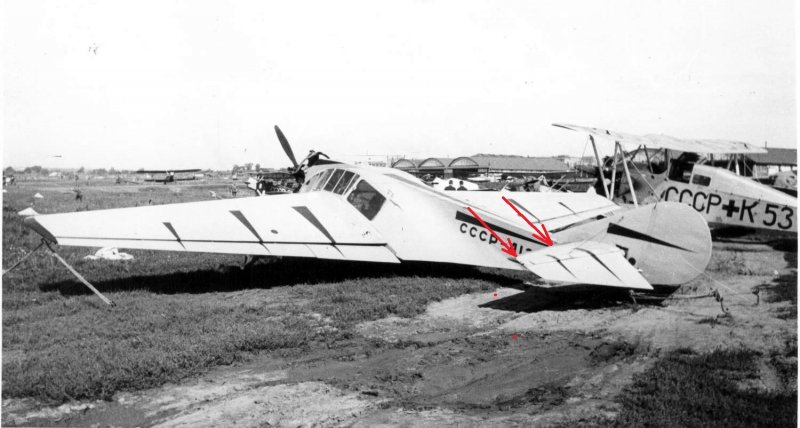Самолет НИАИ-1 фанера-2
