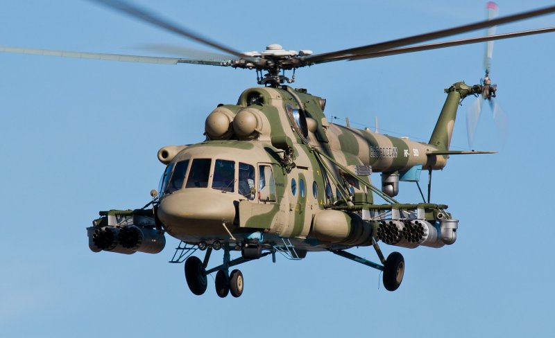 Вертолёт ми-8 военный