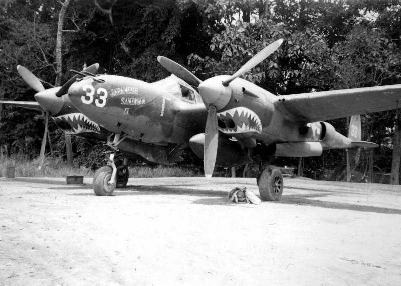 P-38g самолет