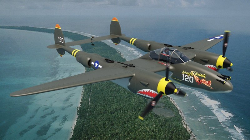 Самолёт p-38 Lightning