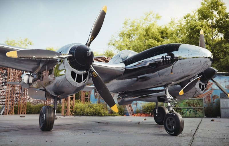 Самолёт p-38 Lightning
