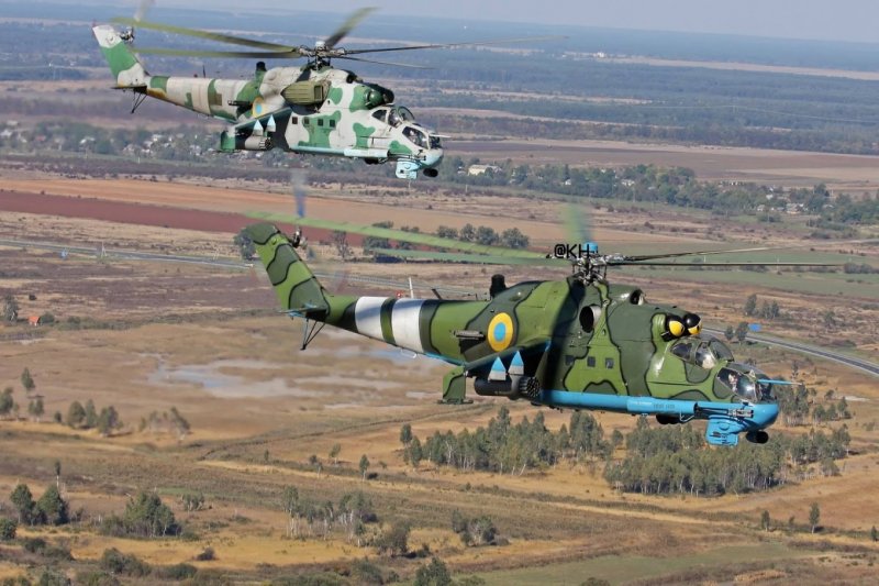 Ми24 ВВС вертолёт