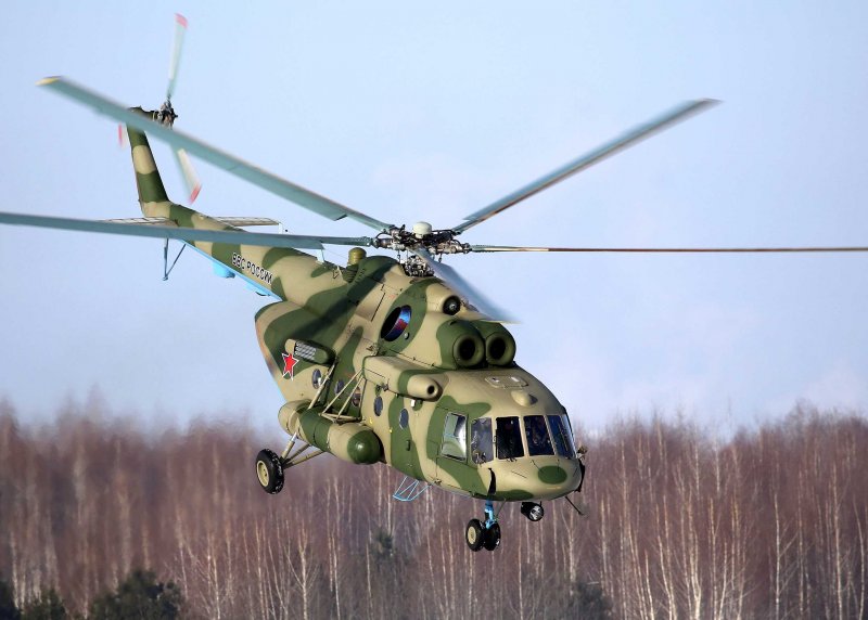Вертолёт ми-8 военный