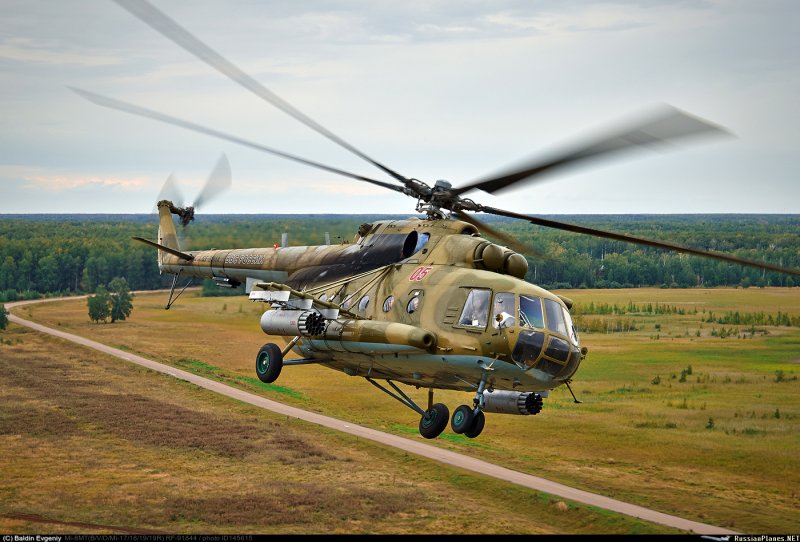 Боевой вертолёт ми-8