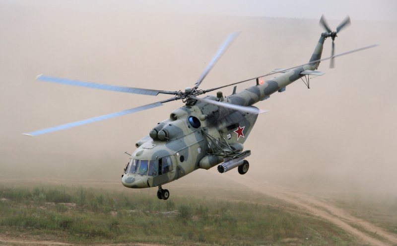 Полет на вертолете ми-8