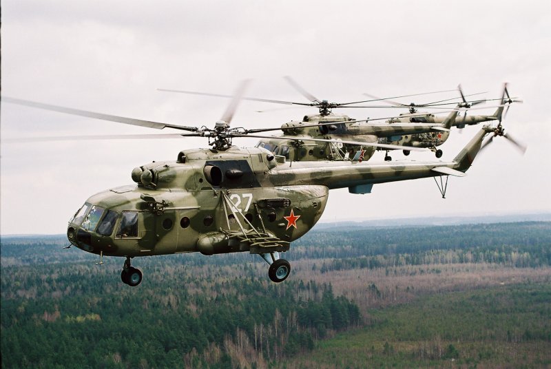 Вертолёты России военные ми 8