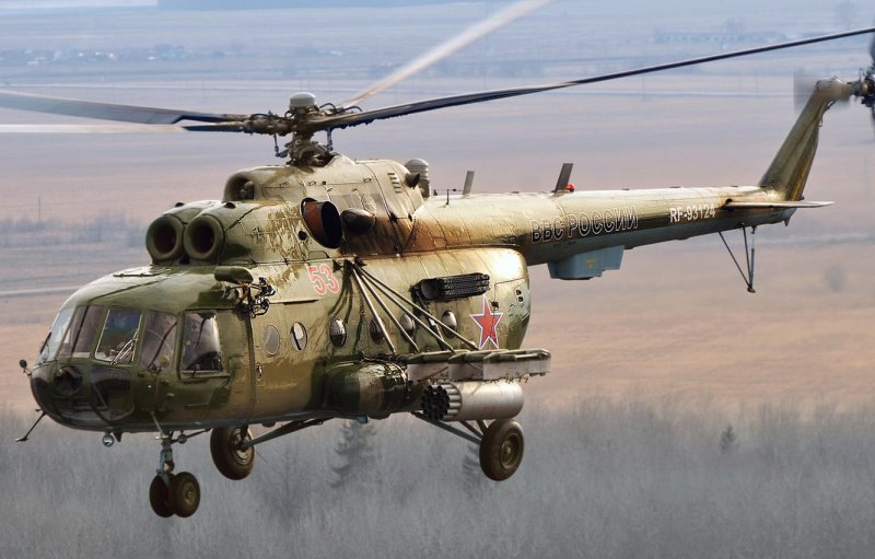 Вертолёт ми-8 военный