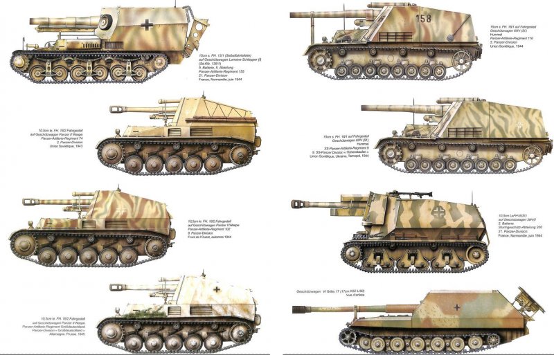 САУ Германии второй мировой войны 1939-1945 гг