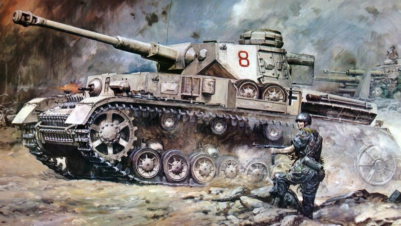 Немецкий танк т-IV f2