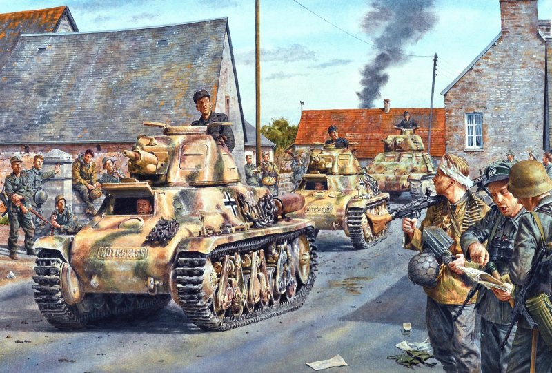 Французская кампания 1940 танкист вермахта