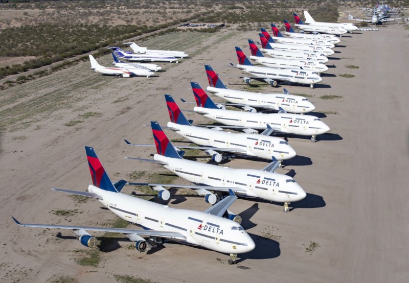 Delta Airlines внутри