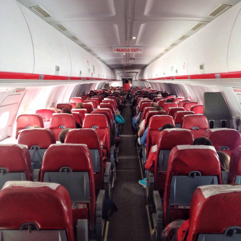 Airbus a321 Red Wings салон