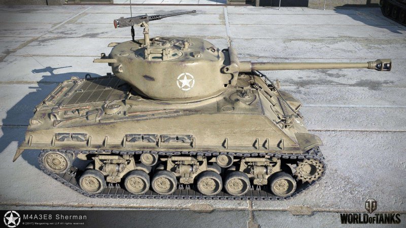 Танк m4a3e8