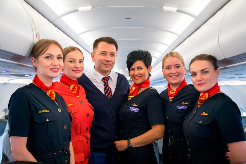 Авиакомпания Nordwind стюардессы