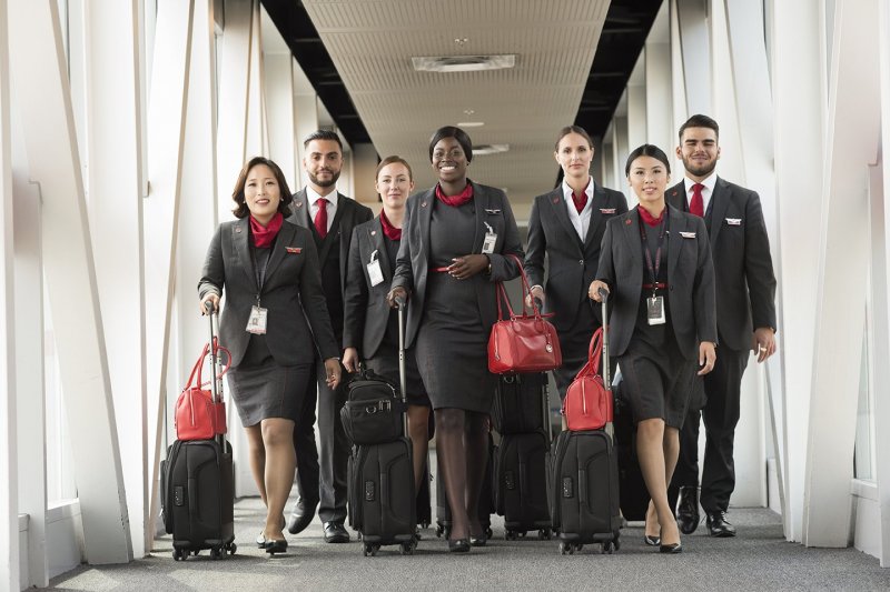 Air Canada стюардессы