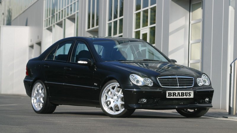 Mercedes Benz w203 черный