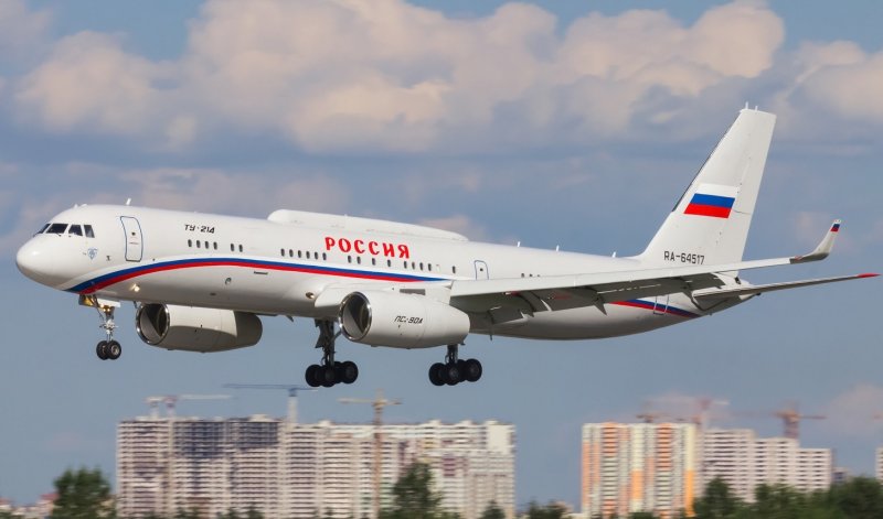 Самолёт президента России ту 214