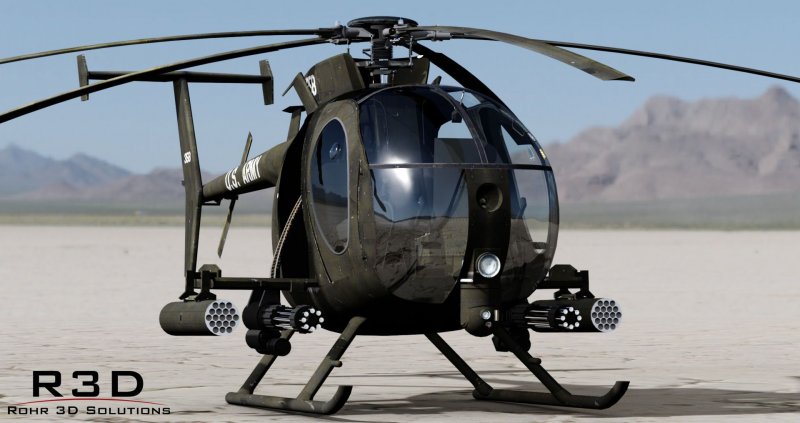 Вертолёт MD Helicopters MH-6 little Bird