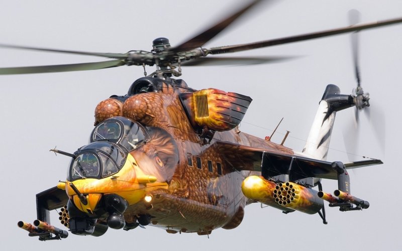 Ми-24 армейский ударный вертолёт